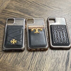 Tory Burch card holder phone case Trio